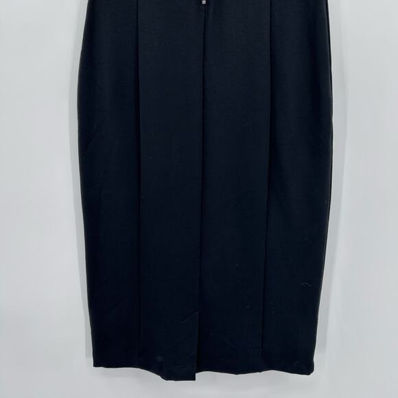 Maeve Anthropologie Cavatina Bodycon Sheath Dress Black White Womens Size 6 - Picture 10 of 11